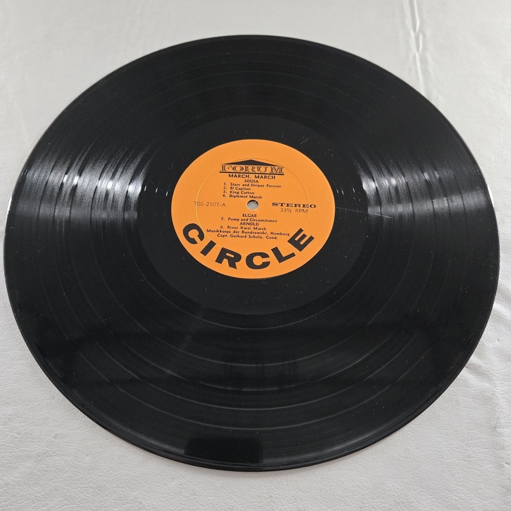 Official West German Army Band March Album Record Vinyl 7GS-2107 Good+ Tested - Picture 11 of 12